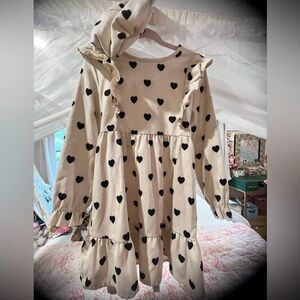 Girls Dress with matching beret